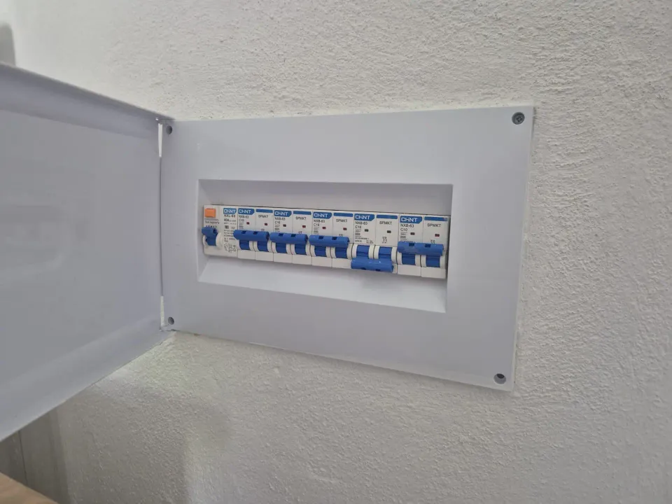 Nieuwe groepenkast